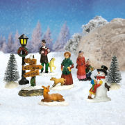 Lichthäuser Miniaturfiguren Set „Winterwelt”