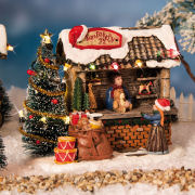 Lichthäuser Weihnachtsdeko „Nikolaus-Geschenkestand”