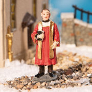 Lichthäuser Miniaturfigur „Kaplan mit rotem Talar”