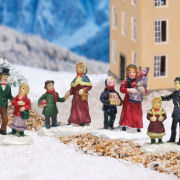 Lichthäuser Miniaturfiguren „Winterspaziergang”
