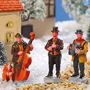 Lichthäuser Miniaturfiguren Set „Straßenmusiker”