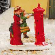 Lichthäuser Miniaturfiguren „Mutter & Mädchen am Briefkasten”