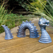 Kleines Ungeheuer „Wasserdrache Nessie”, Gartenteich Keramikfigur