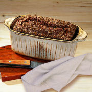 Handgefertigte Brotbackform aus Keramik inkl. Rezepten