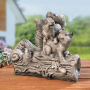 Kunstvolle Garten Deko-Figur „Eichhörnchen” aus Betonguss