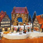 Lichthäuser Weihnachtsdeko Set „An der Stadtmauer”