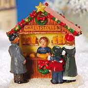 Lichthäuser Weihnachtsdeko Marktstand „Christstollen”