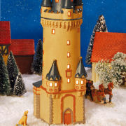 Keramik Lichthaus Weihnachtsdeko „Eschenheimer Turm”