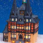 Keramik Lichthaus Weihnachtsdeko „Altes Amt Wernigerode”
