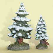 Lichthäuser Miniatur Tannenbaum, klein mit Eichhörnchen