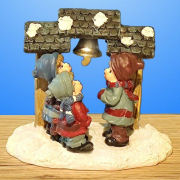 Lichthäuser Weihnachtsdeko Miniaturszene „Glockenpforte”