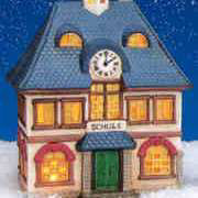 Keramik Lichthaus Weihnachtsdeko „Schule Badenweiler”