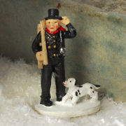 Lichthäuser Miniaturfigur „Schornsteinfeger mit Hund”