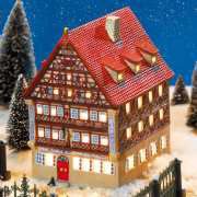 Keramik Lichthaus Weihnachtsdeko „Hotel Deutsches Haus”