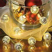 LED Lichterkette „Orient”, Weihnachtsdeko, 10 Lichter