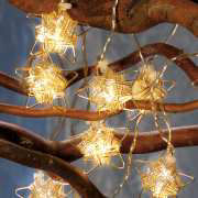 LED Lichterkette „Stern”, Weihnachtsdeko, 10 Sterne