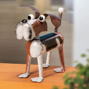 Deko-Figur Hund „Beagle”, Tierfigur zur Gartendekoration