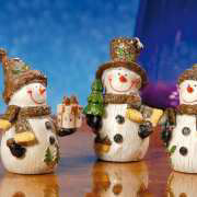 Weihnachtsfiguren „Schneemänner” zur Weihnachtsdekoration
