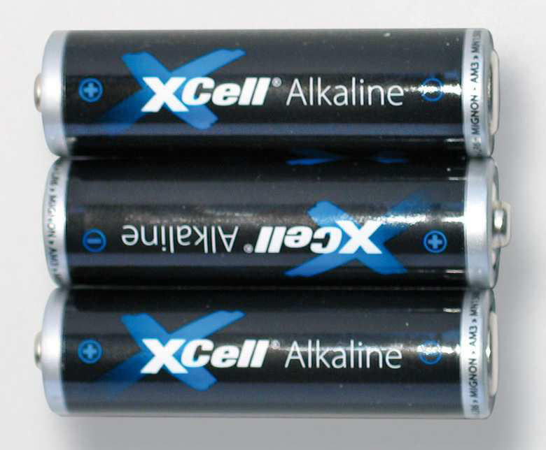 Batterien, 3er-Set, AA 1,5 V, Power Alkaline