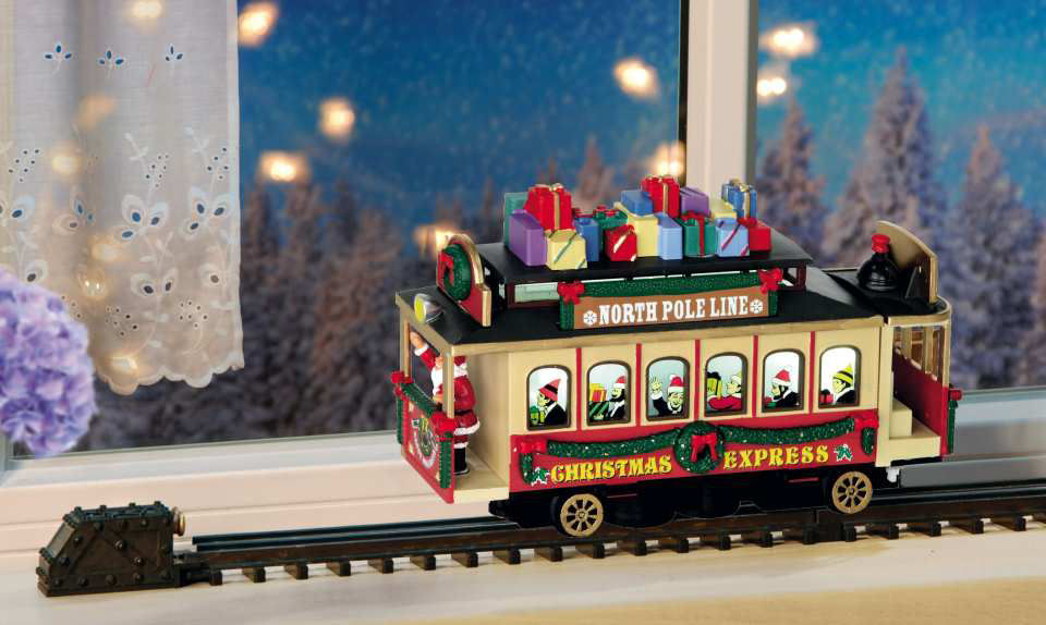 Elektrische Straßenbahn Weihnachtsdeko „Christmas Express”