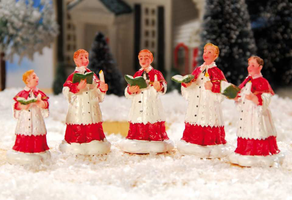Lichthäuser Miniaturfiguren „Kirchenchor mit 5 Sängern”