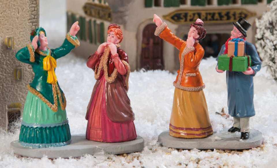 Lichthäuser Miniaturfiguren „Freunde beim Stadtbummel”