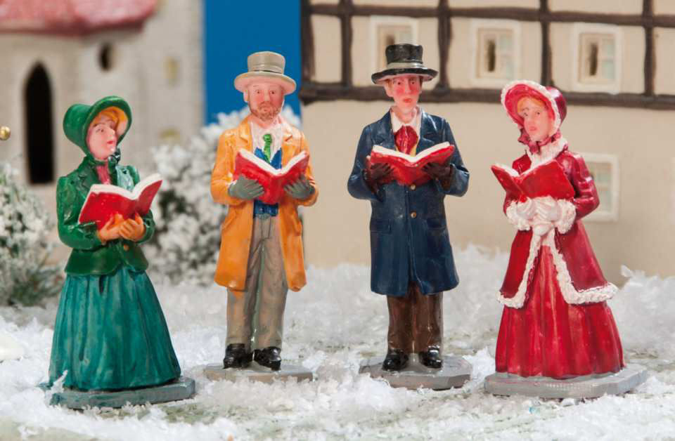 Lichthäuser Miniaturfiguren „Weihnachtschor”