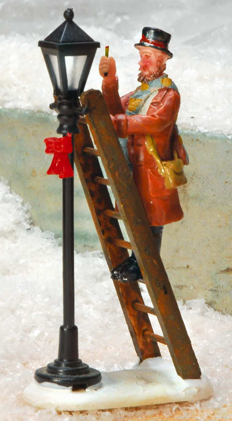 Lichthäuser Miniaturfigur „Nachtwächter mit Leiter”
