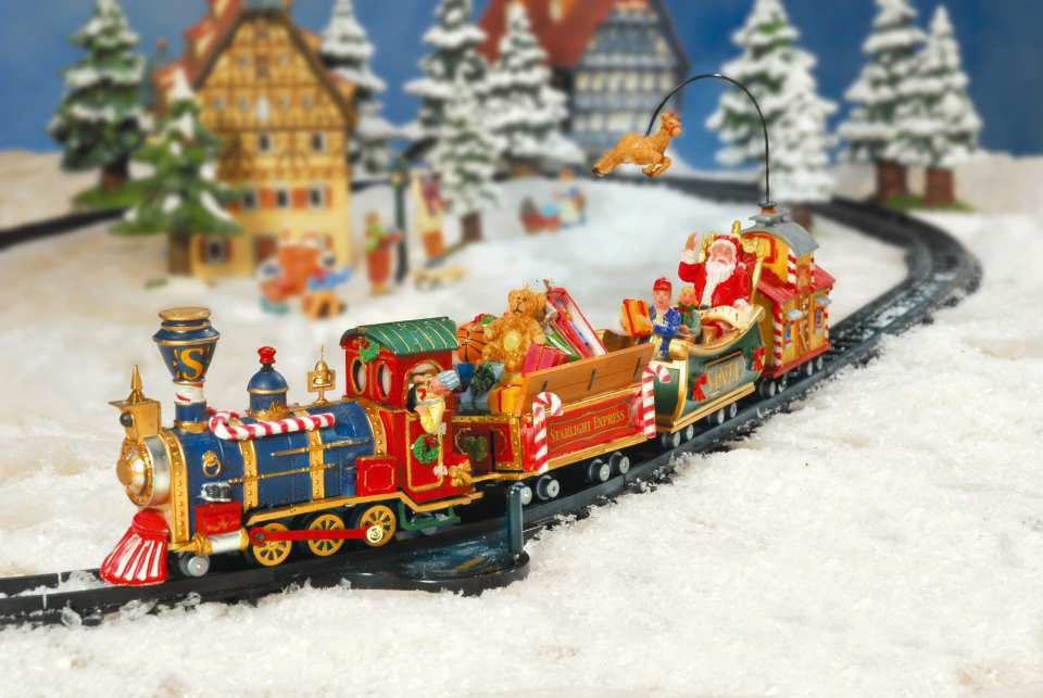 Elektrische Eisenbahn Weihnachtsdeko „Starlight Express”