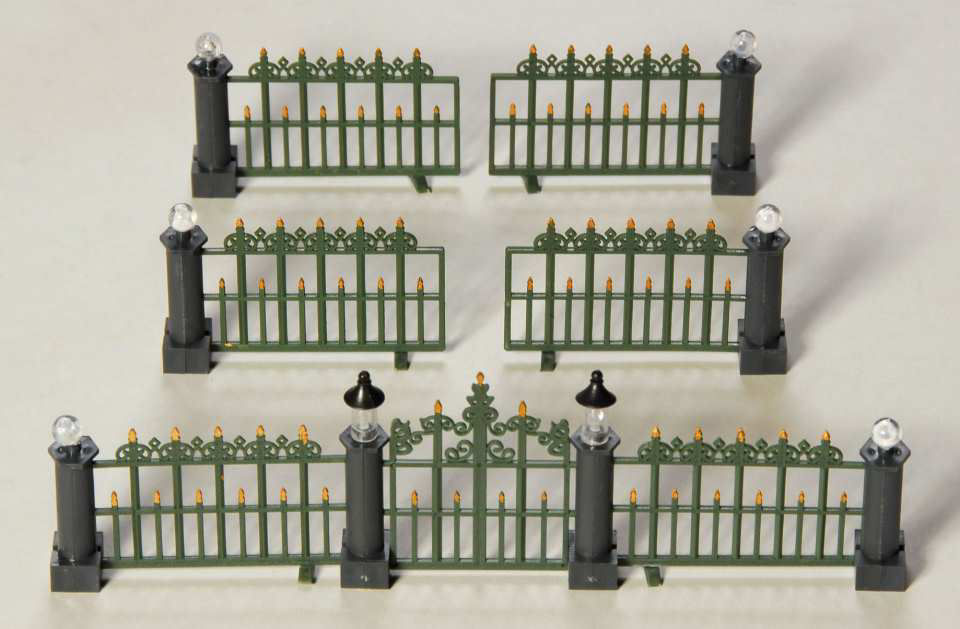 Miniatur Gartenzaun, Lichthäuser Weihnachtsdeko