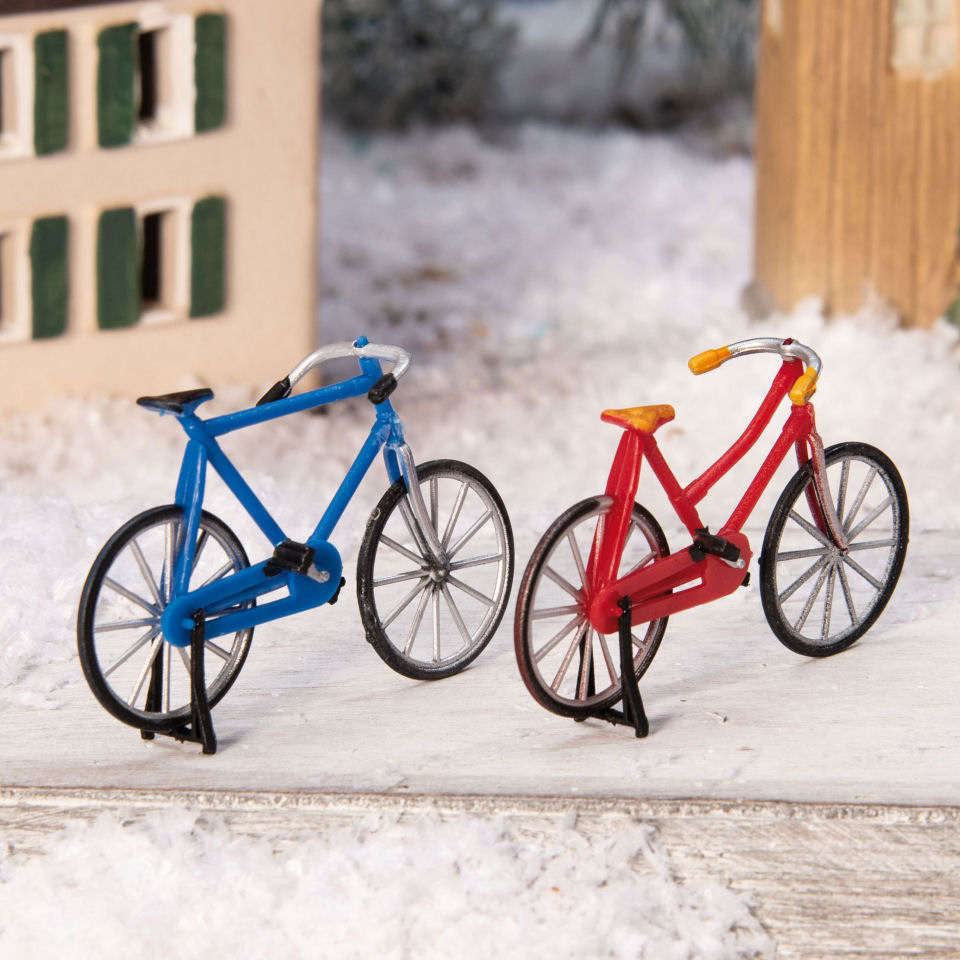 Lichthäuser Miniaturfiguren Set „Fahrräder”