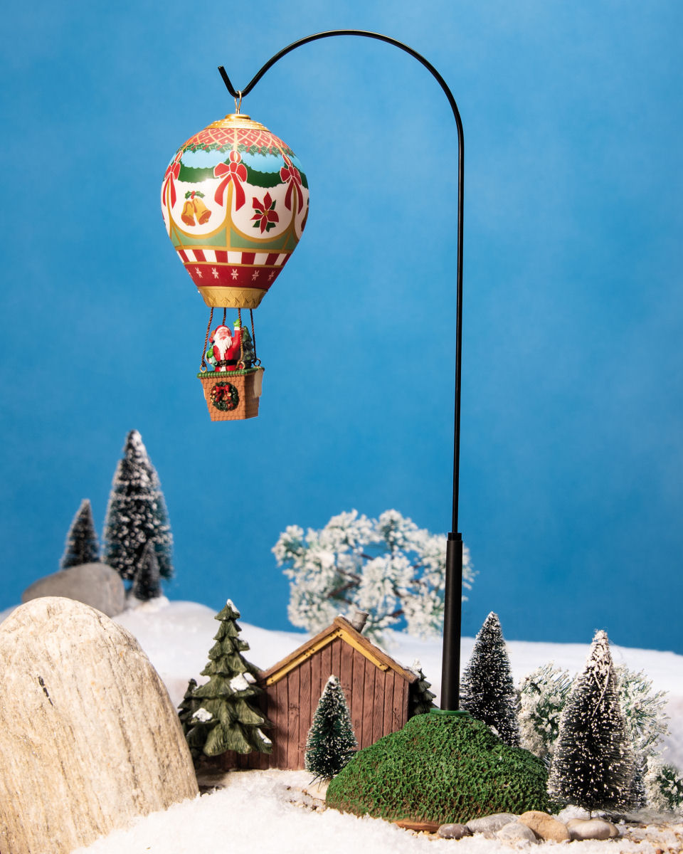 Lichthäuser Miniatur Weihnachtsdeko „Heißluftballon”