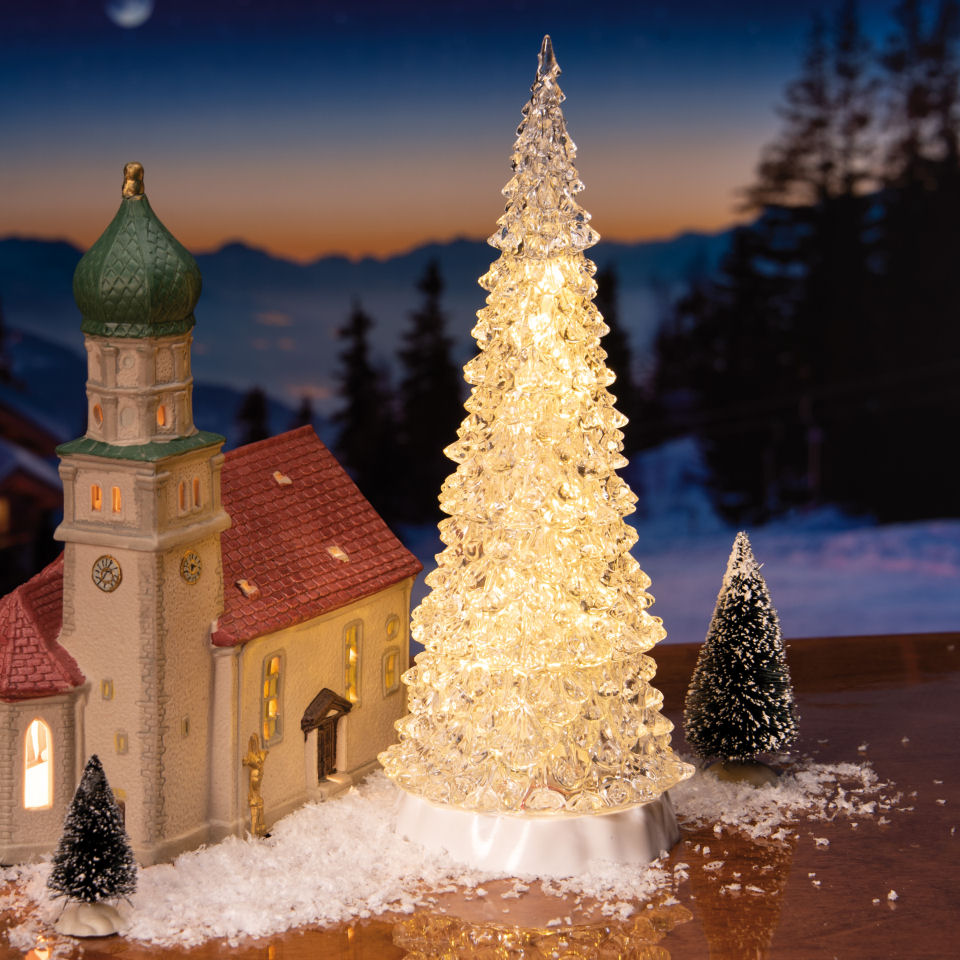 LED Kristall-Baum XXL, Weihnachtsdeko mit wechselnden Farben