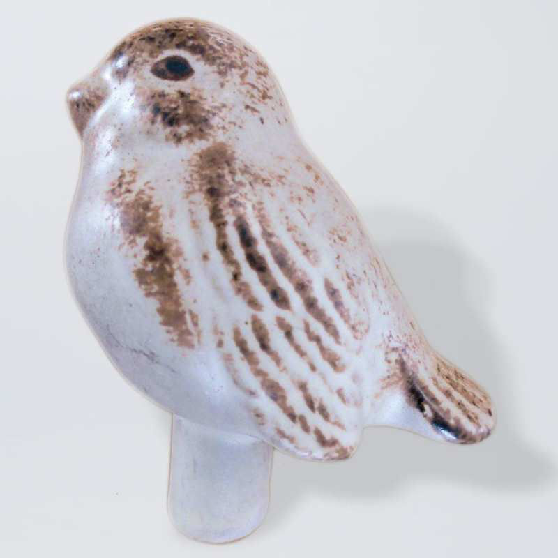Ersatzvogel aus heller Keramik für die Vogeltränke 2768