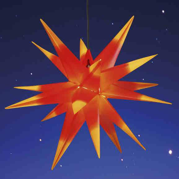 Leuchtstern Taurus, Weihnachtsdeko in 3D-Optik