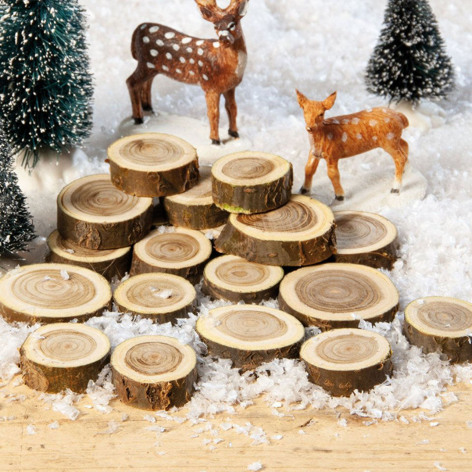 Lichthäuser Miniatur Landschaftsdeko „Kleine Baumscheiben”