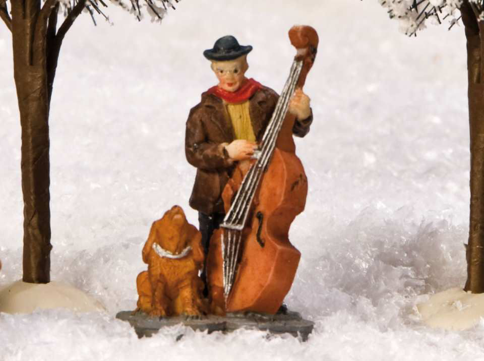 Lichthäuser Miniaturfiguren Set „Musiker mit Hund”