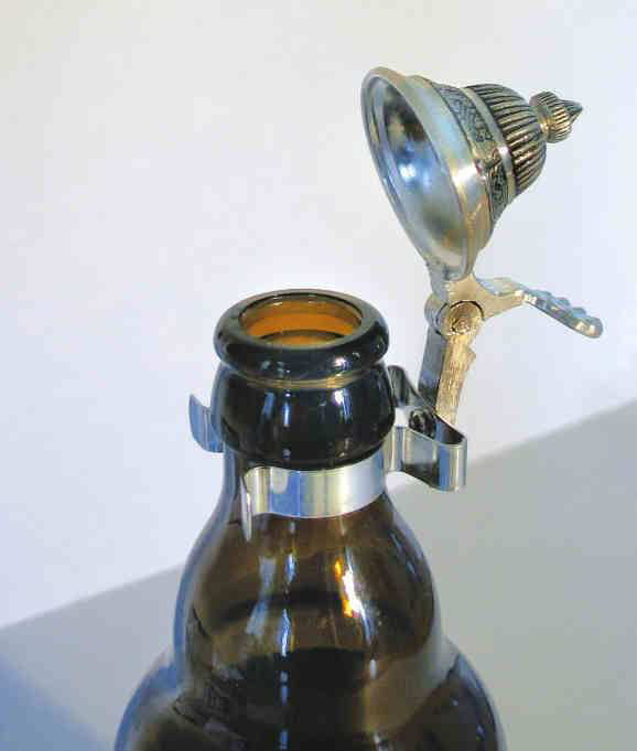 Flaschen-Verschluss mit Zinndeckel für Bierflaschen