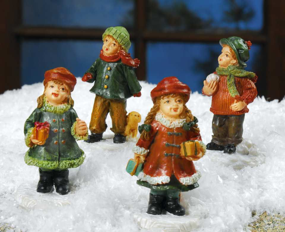 Lichthäuser Miniaturfiguren Set „Kinder”