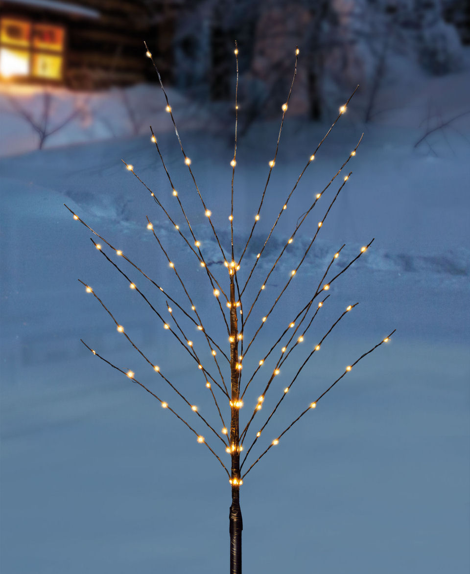 Stilvoller Lichterbaum, Weihnachtsbeleuchtung mit 100 LED´s