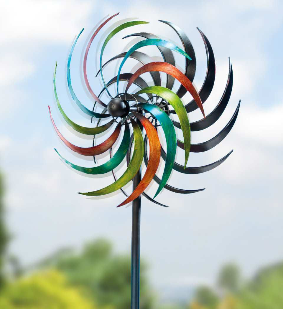 Windrad „Regenbogen”, Windspiel Gartendekoration