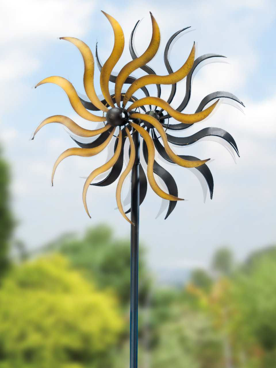 Windrad „Sonne”, Windspiel Gartendekoration