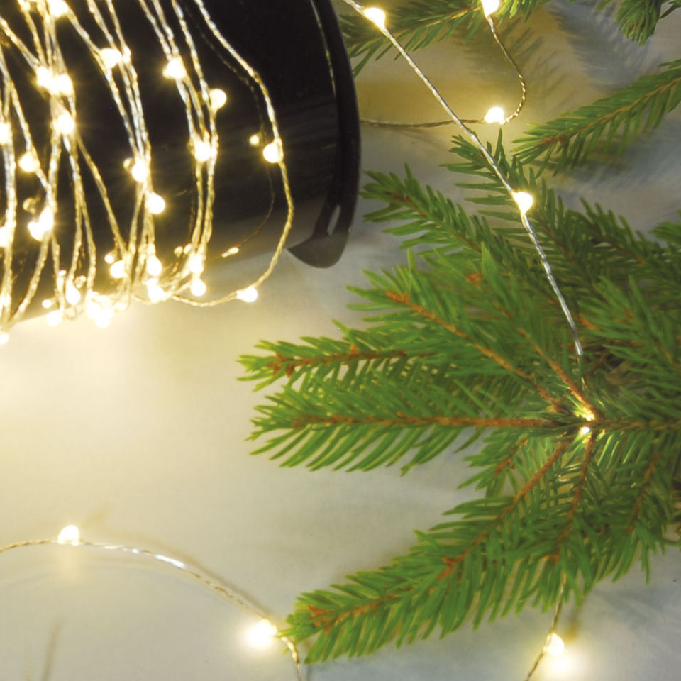 LED Lichterkette, Weihnachtsdeko mit 100 Lichtern