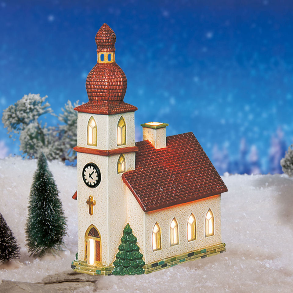 Lichthäuser Weihnachtsdeko „Klosterkirche Allgäu”