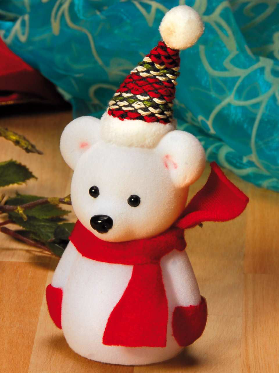 Weihnachtsfigur „Schneemann”, Dekofigur mit Farbwechsel